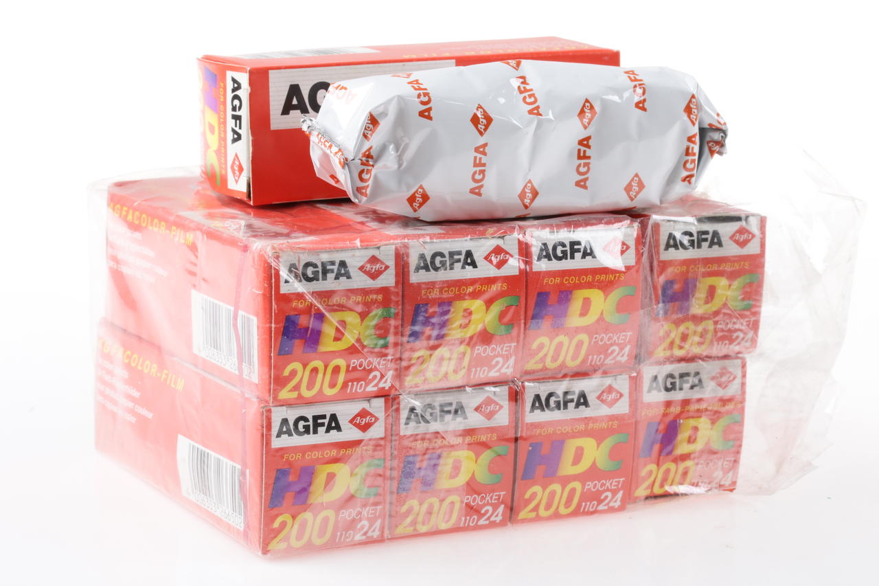 Agfacolor Film 110 HDC 200/24 Pocket - 9 Stück Abgelaufen