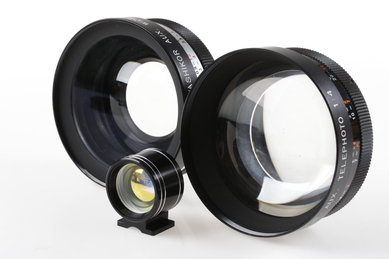 Yashica Yashikor Aux. Vorsatzset Tele/WW mit Sucher