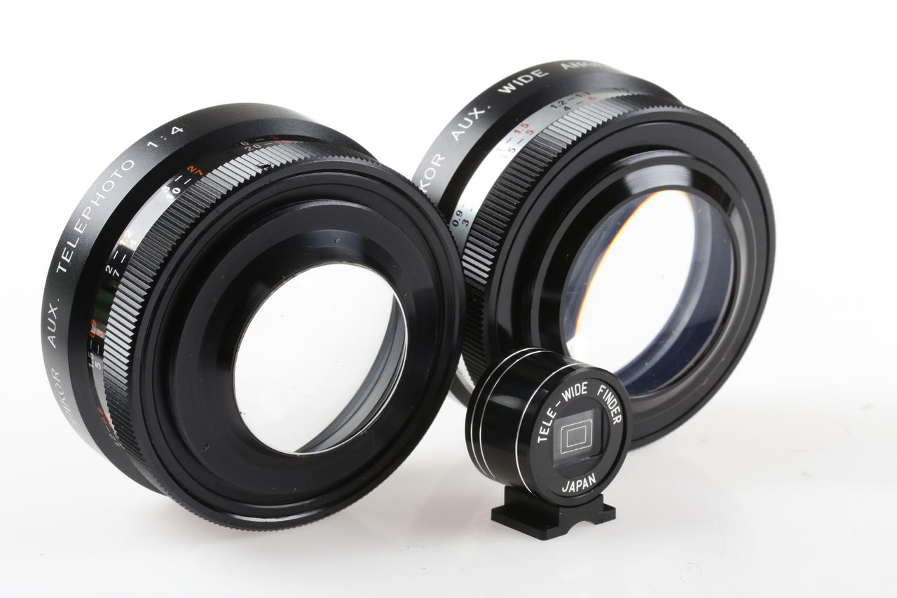 Yashica Yashikor Aux. Vorsatzset Tele/WW mit Sucher