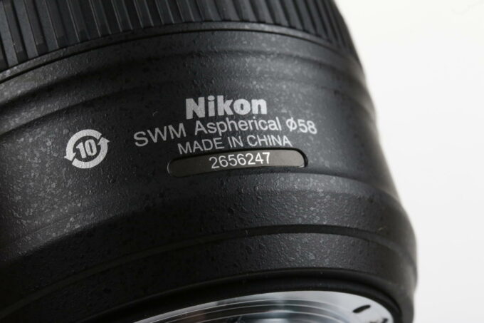 Nikon AF-S NIKKOR 50mm f/1,8 G - #2656247