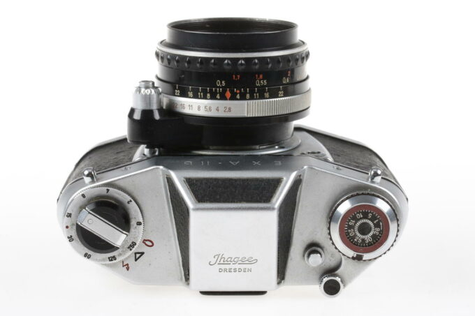 Ihagee EXA IIb Body mit Tessar 50mm 2,8 - #256128 - Image 3