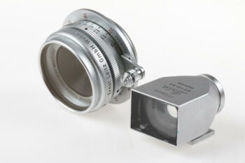 Leica Summaron 2,8cm f/5,6 red scale für M-39 Outfit mit SOOBK