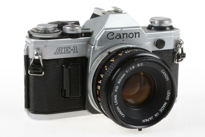 Canon AE-1 Gehäuse mit FD 50mm f/1,8 - #2225375