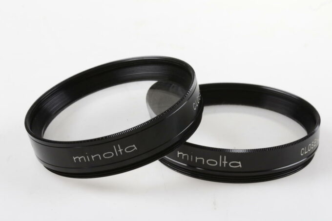 Minolta Close-Up Nr. 1 und Nr. 2 Vorsatzlinsen - 52mm