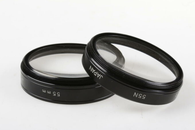 Minolta Close-Up Nr. 1 und Nr. 2 Vorsatzlinsen - 52mm