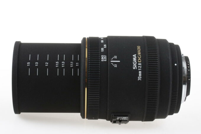 Sigma 70mm f/2,8 EX DG Macro für Nikon F (AF FX) - #1027991