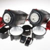 Multiblitz Profilux plus 200 Set 2x Blitzkopf Softbox - Image 2