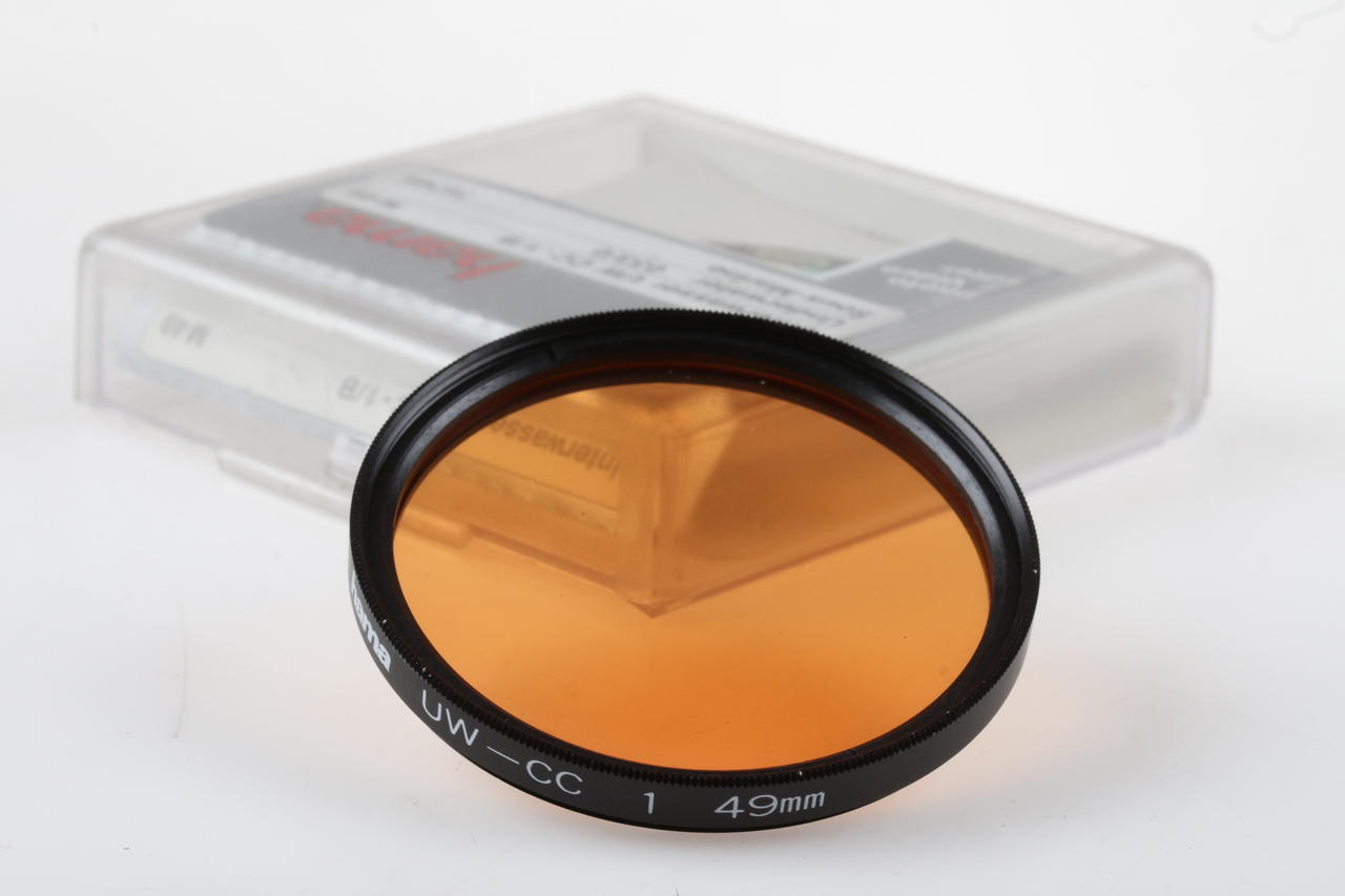 Hama Orangefilter und Unterwasserfilter UW CC-1/B 49mm - Image 2