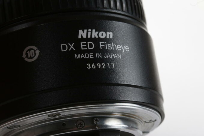 Nikon AF DX Fisheye-Nikkor 10,5mm f/2,8 G ED - #369217