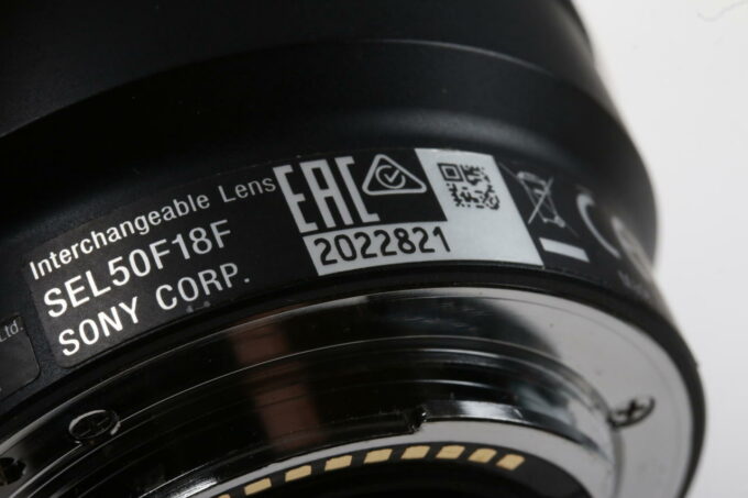 Sony FE 50mm f/1,8 - #2022821