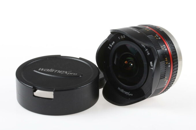 Walimex 7,5mm f/3,5 UMC Fish-Eye für MFT