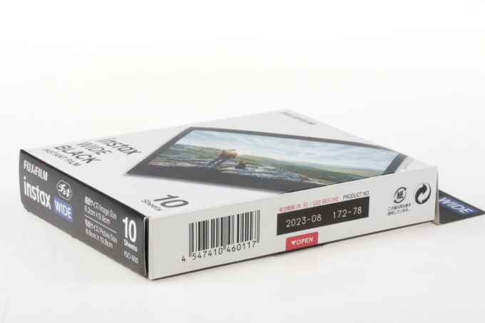 FUJIFILM Instax Wide Instant Film Black Frame 10 Blatt - ABGELAUFEN/EXPIRED - Image 2