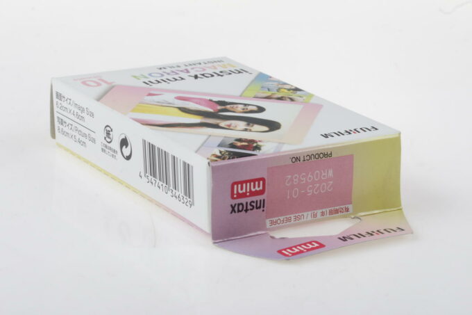FUJIFILM Instax Mini Macaron Instant Film 10 Blatt - ABGELAUFEN/EXPIRED