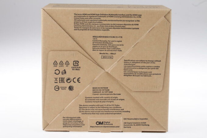 OM SYSTEM OM-1 Mark II Body - digitale spiegellose kamera - #BJRA10680 - Image 5