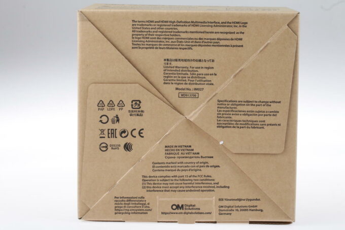 OM SYSTEM OM-1 Mark II Body - digitale spiegellose kamera - #BJRA10681 - Image 5