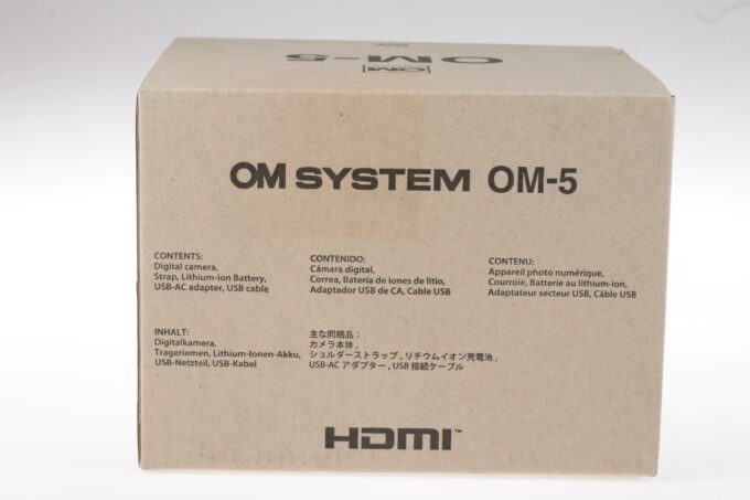 OM SYSTEM OM-5 Body silber - #BJNA03976 - Image 2