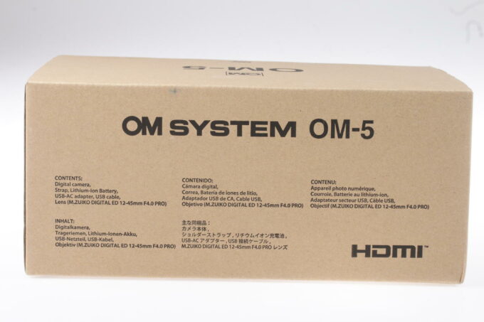 OM SYSTEM OM-5 Set 12-45mm f/4,0 Pro schwarz - #BJOA05071