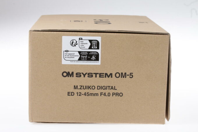 OM SYSTEM OM-5 Set 12-45mm f/4,0 Pro schwarz - #BJOA05071