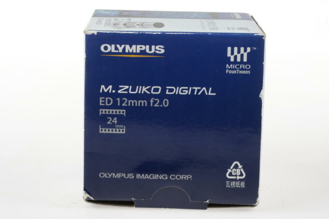 Olympus M. Zuiko Digital 12mm f/2,0 silber - #ABW212363 - Image 3