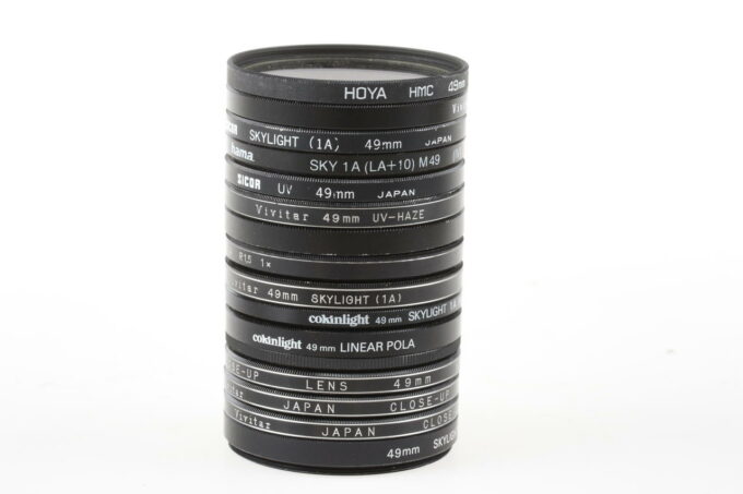 Filtersatz 49mm - 15 Stück