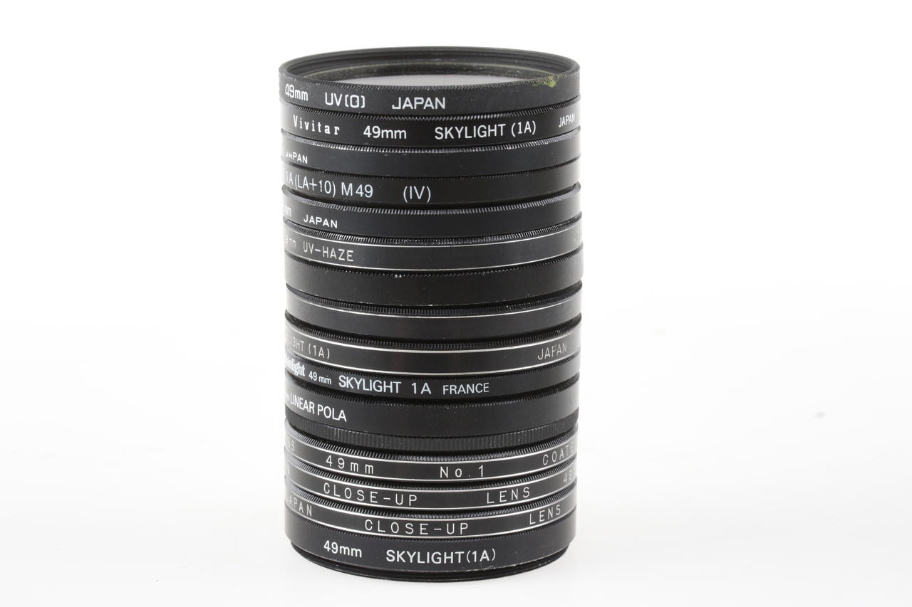 Filtersatz 49mm - 15 Stück