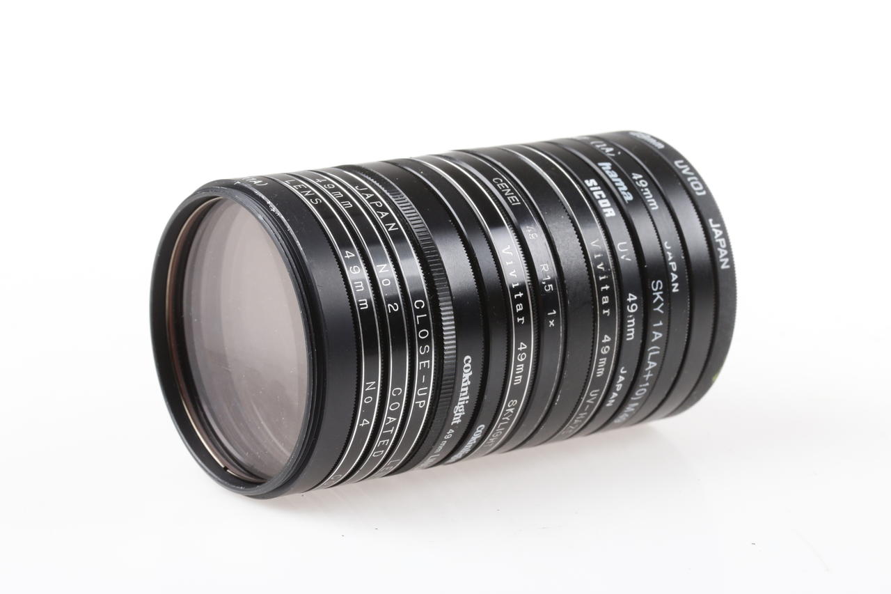 Filtersatz 49mm - 15 Stück