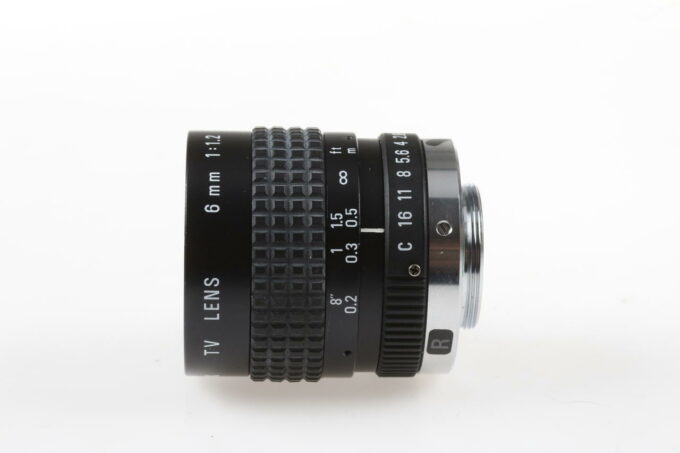 Pentax TV Lens 6mm f/1,2 C-Mount - Image 2