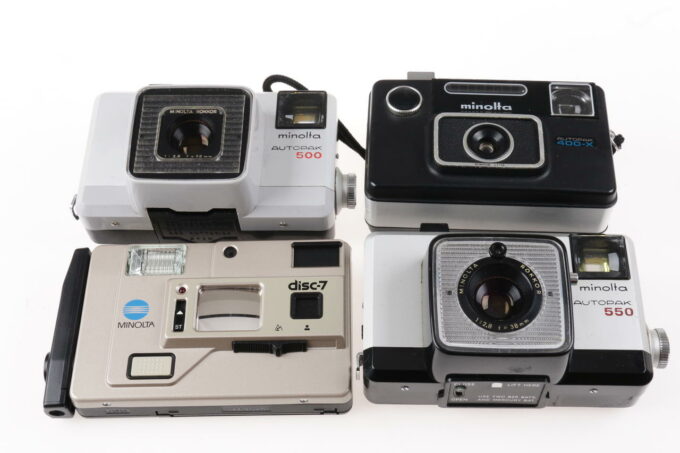 Minolta Konvolut diverse Pocket und Instamatic Kameras