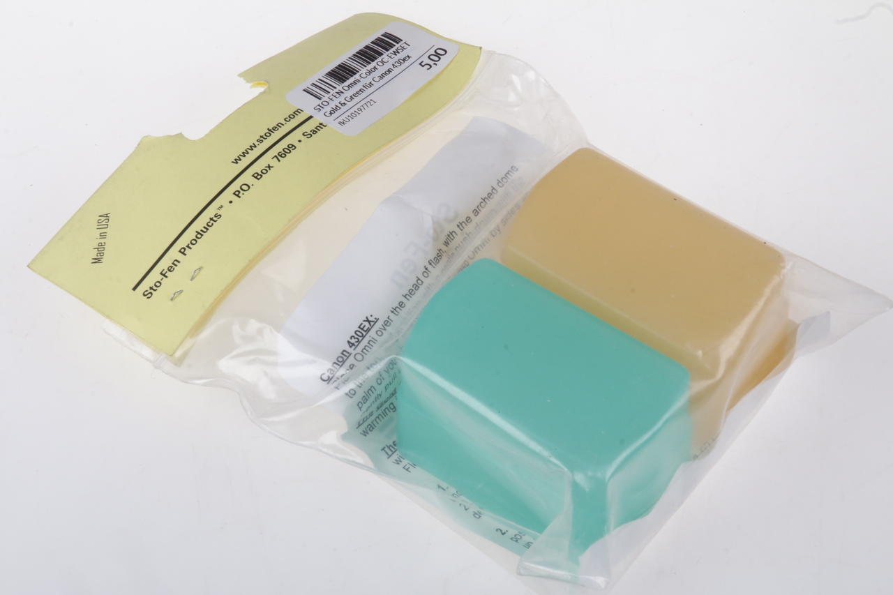 STO-FEN Omni-Color OC-EWSET Gold & Green für Canon 430ex