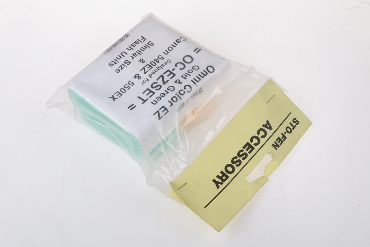 STO-FEN Omni-Color OC-EZSET Gold & Green für Canon 540EZ/550EX