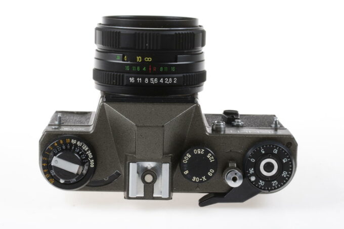 BelOMO Zenit ET "dark green" Body mit Helios-44M-6 58mm - #9234343 - Image 4