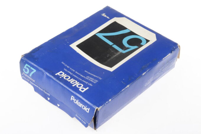 Polaroid Typ 57 4x5 inch Film Abgelaufen 12/92