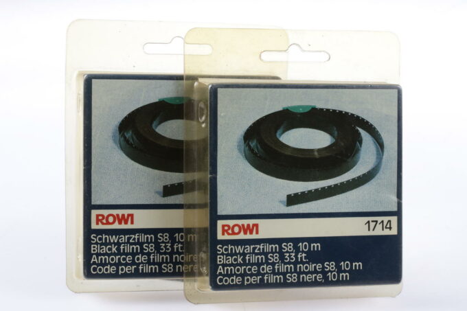 Rowi Schwarzfilm S8 - 2 Packungen