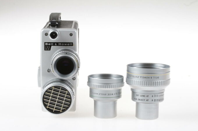 Bell & Howell Electric eye 200EE 16mm mit 2 Vorsatzobjektiven