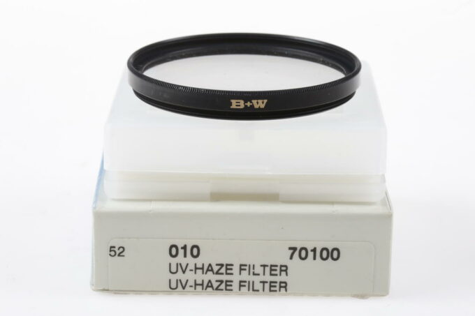 B+W UV Haze 1x (010) Filter - 52mm