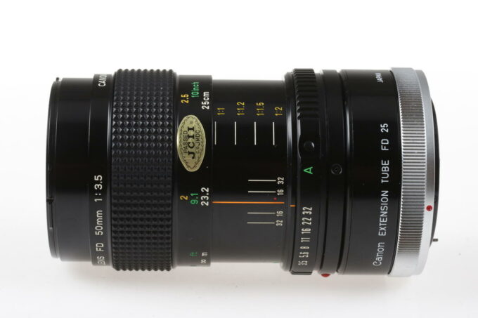 Canon FD 50mm f/3,5 Macro mit Tube FD 25 - #147903