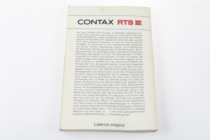 Buch für Contax RTS III - Image 2