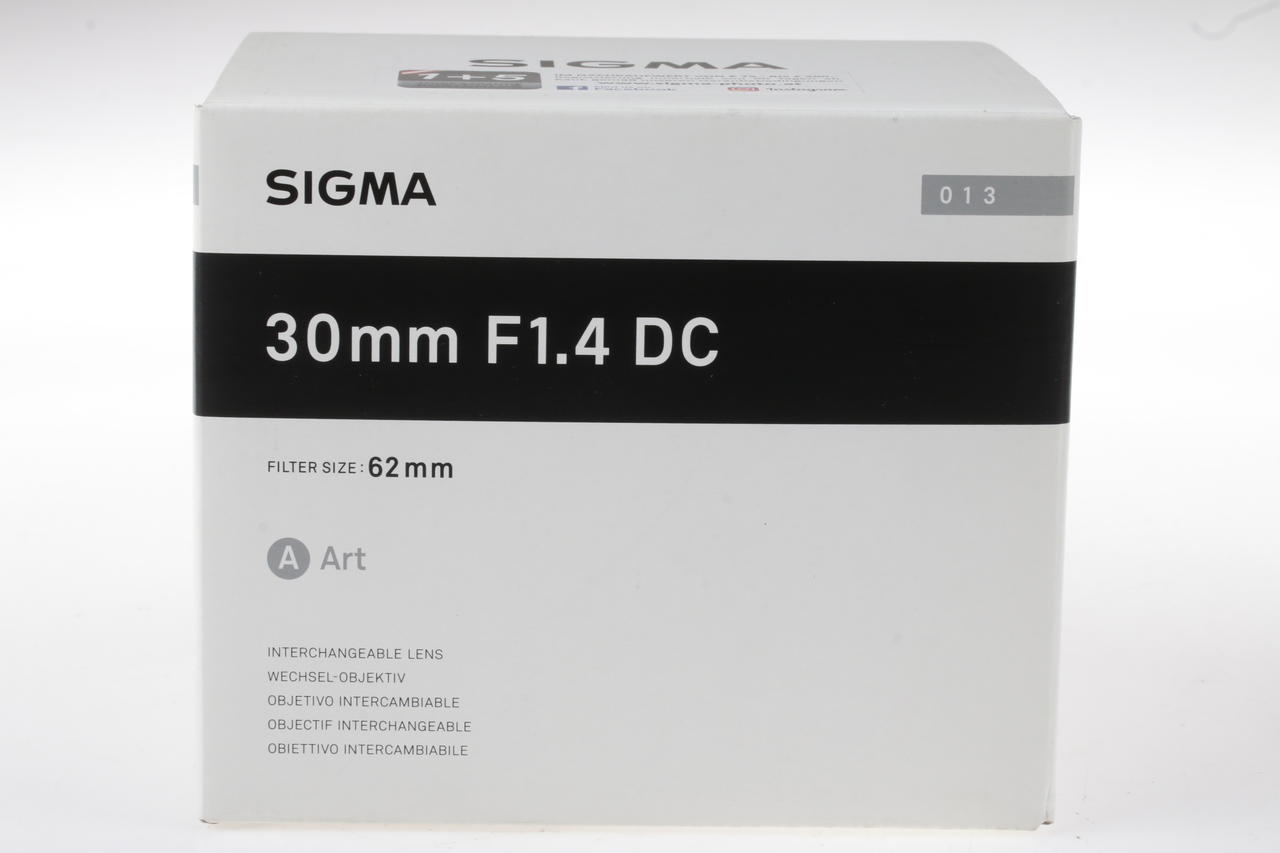 Sigma 30mm f/1,4 DC HSM Art für Canon EF - #55325879
