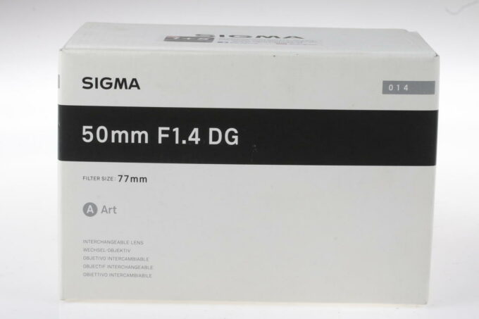 Sigma 50mm f/1,4 DG HSM Art für Canon EF - #52326823