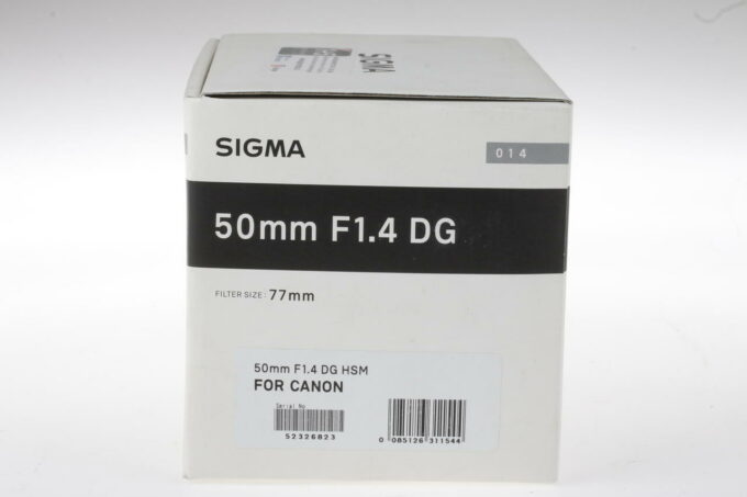 Sigma 50mm f/1,4 DG HSM Art für Canon EF - #52326823 - Image 2