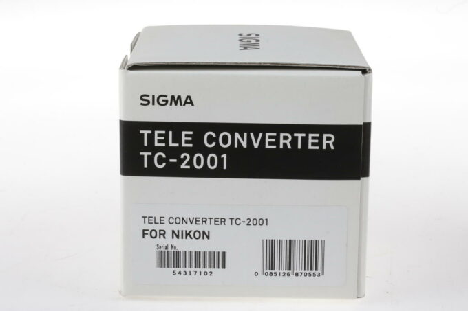 Sigma Telekonverter 1,4x TC-1401 für Nikon AF - #54317102