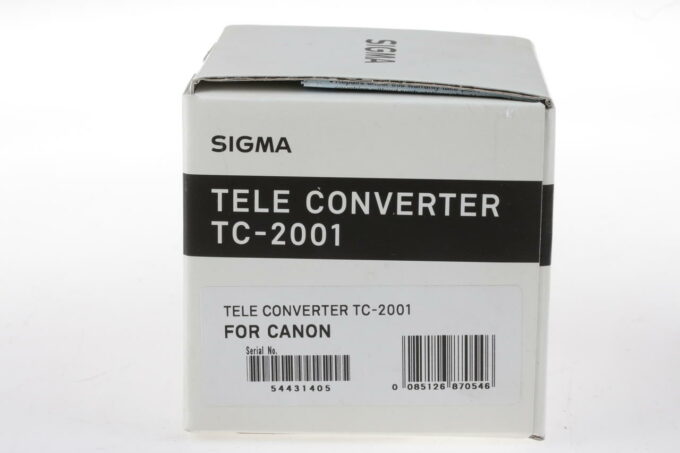 Sigma Tele Converter 2x TC-2001 für Canon - #54431405 - Image 2