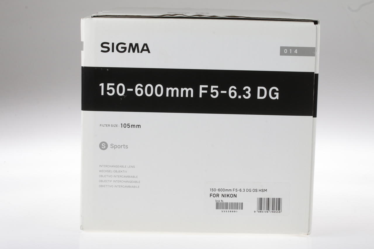 Sigma 150-600mm f/5,0-6,3 DG OS HSM Sports für Nikon F (FX) - #55539991 - Image 2