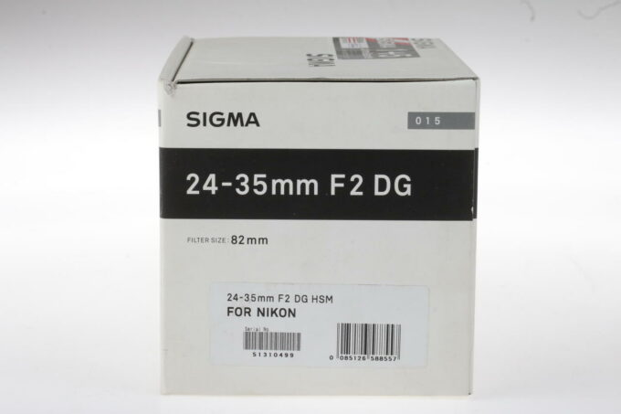 Sigma 24-35mm f/2,0 DG HSM Art für Nikon F (FX)  - #51310499 - Image 2