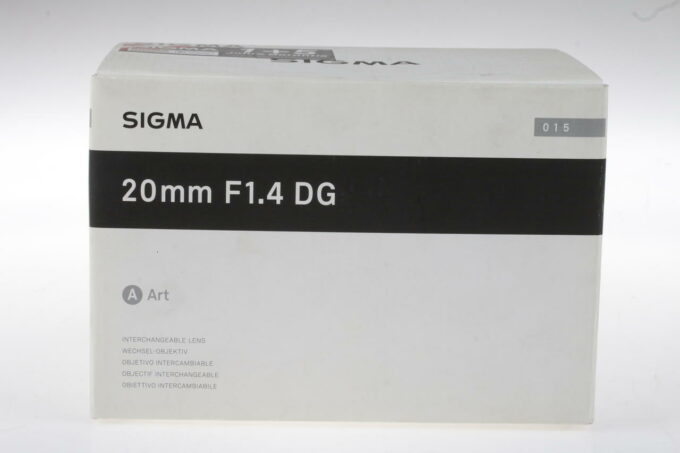 Sigma 20mm f/1,4 DG HSM Art für Nikon F - #51443735