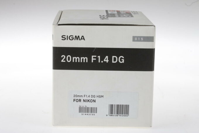 Sigma 20mm f/1,4 DG HSM Art für Nikon F - #51443735