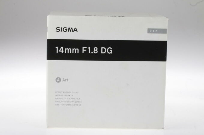 Sigma 14mm f/1,8 DG HSM Art für Nikon F - #52426507