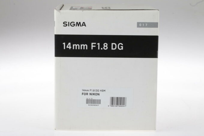 Sigma 14mm f/1,8 DG HSM Art für Nikon F - #52426507