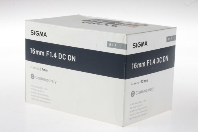 Sigma 16mm 1,4 DC DN für MFT - #52659963 - Image 3