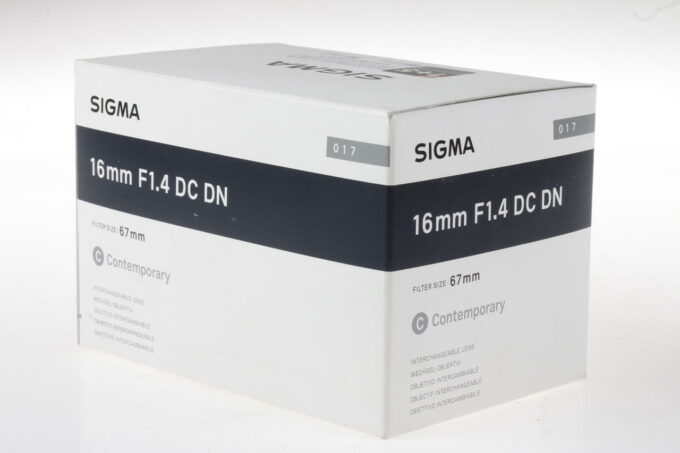 Sigma 16mm f/1,4 DC DN Contemporary für EF-M - #54226054